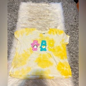 Yellow Tie-Dye Care Bears T-Shirt